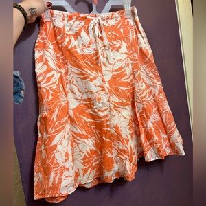 J Crew Floral Skirt